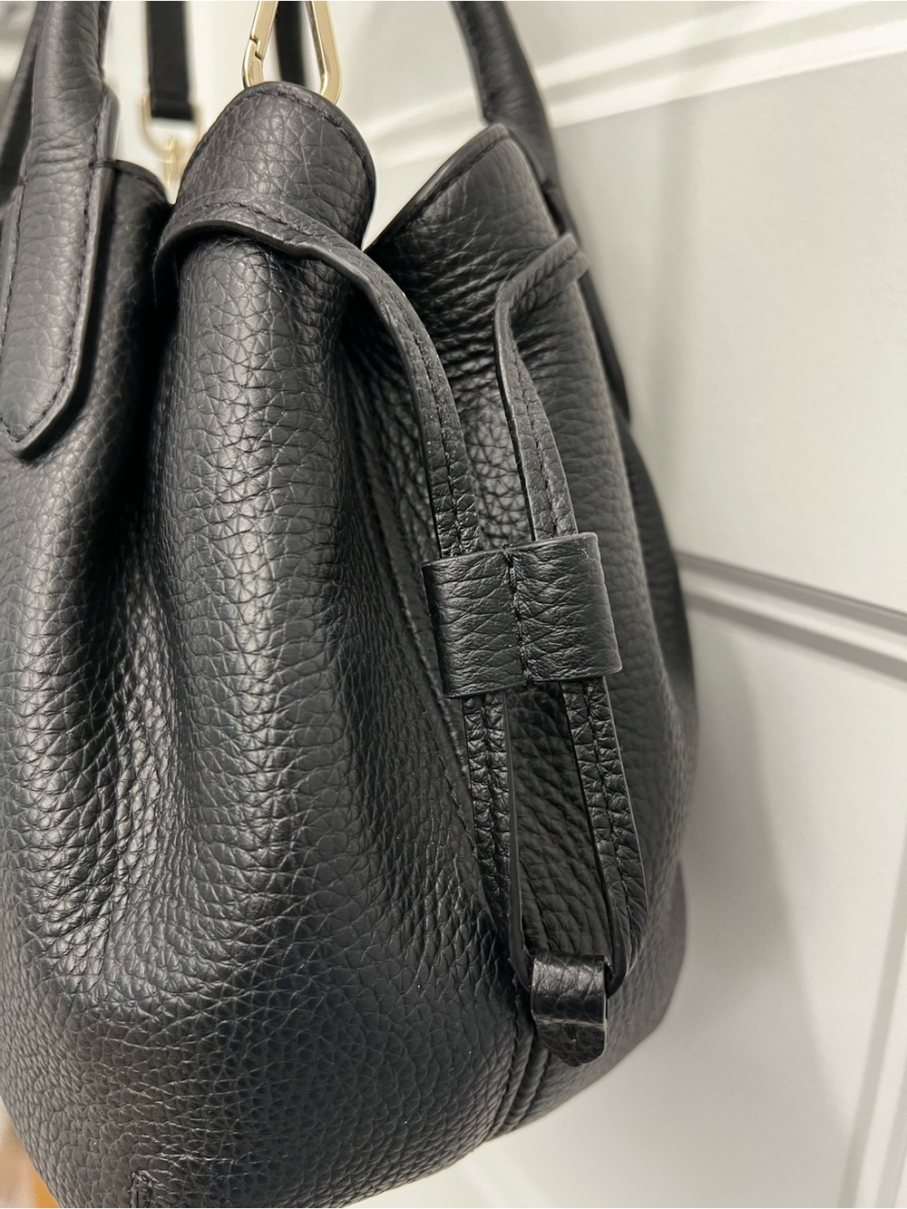 Kate Spade Small Dumpling Satchel Bag in Black - Picture 3 of 13